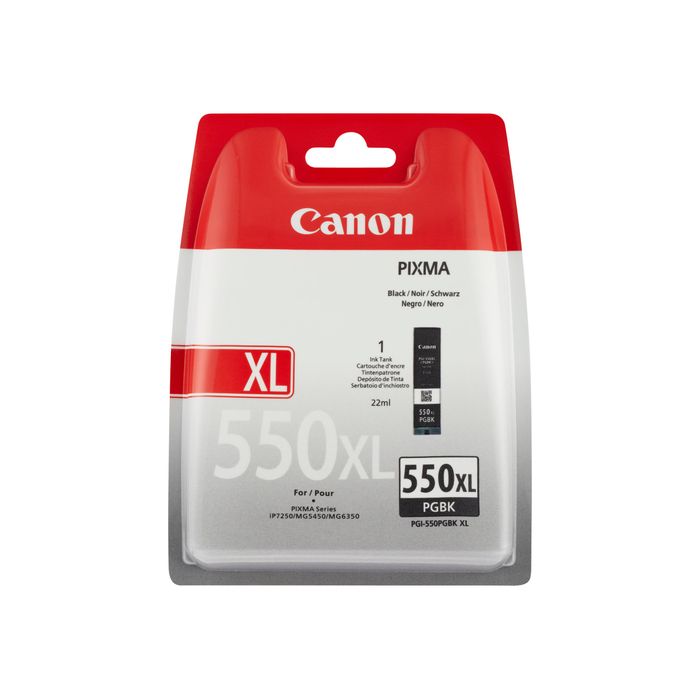 8714574587264-Canon PGI-550XL - noir photo - cartouche d'encre originale-Avant-0