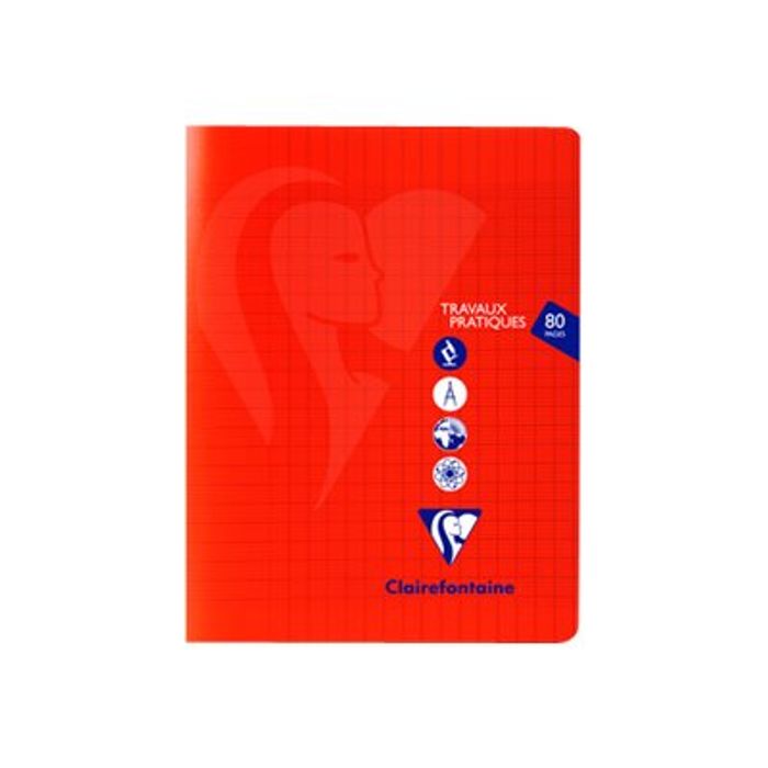 3329683037279-Clairefontaine Mimesys - Cahier polypro de travaux pratiques (TP) - 17 x 22 cm - 80 pages - grands carreaux (Seyes)/uni - disponible dans-Avant-0