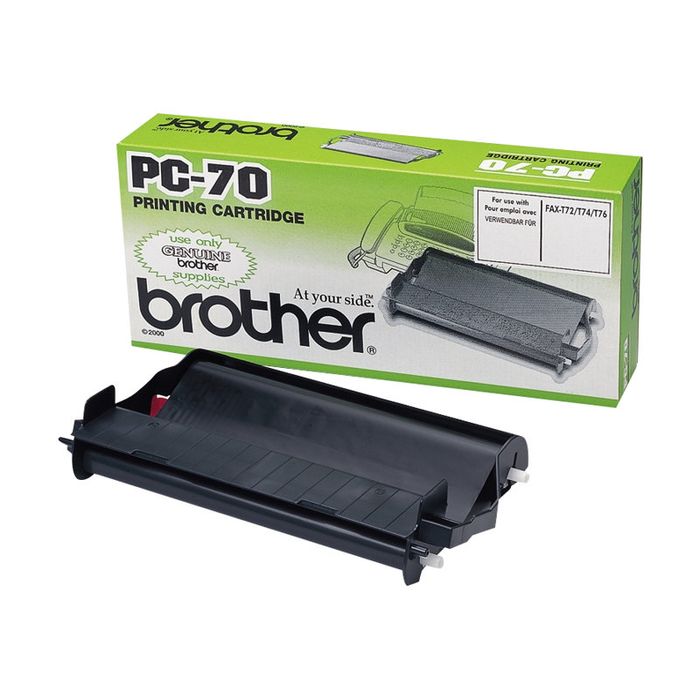 4977766058087-Brother PC70 - noir - ruban d'impression original-Angle droit-2