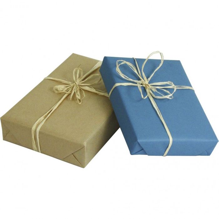 3065503049137-Clairefontaine - Papier cadeau kraft - 70 cm x 3 m - 65 g/m² - bleu--0