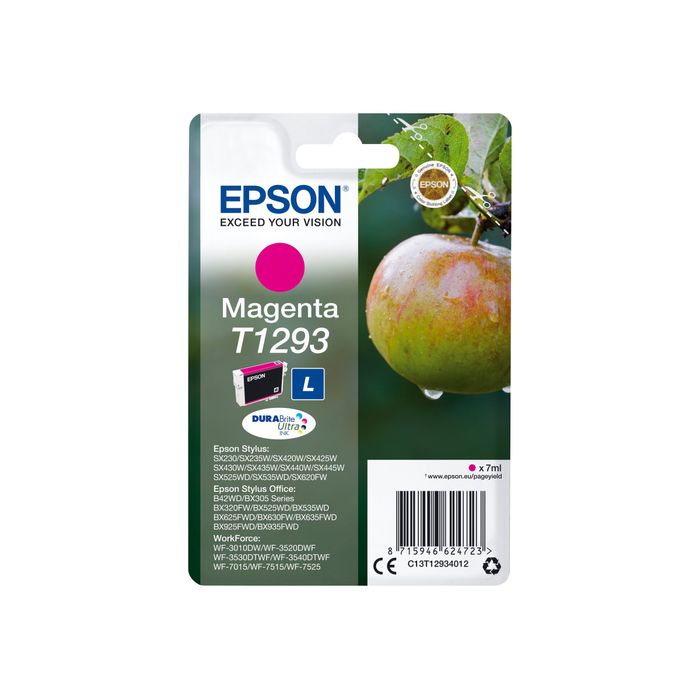 8715946465524-Epson T1293 Pomme - magenta - cartouche d'encre originale-Avant-0