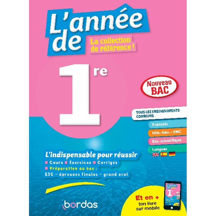 9782047358610-L'année de 1ère - Enseignements communs--0