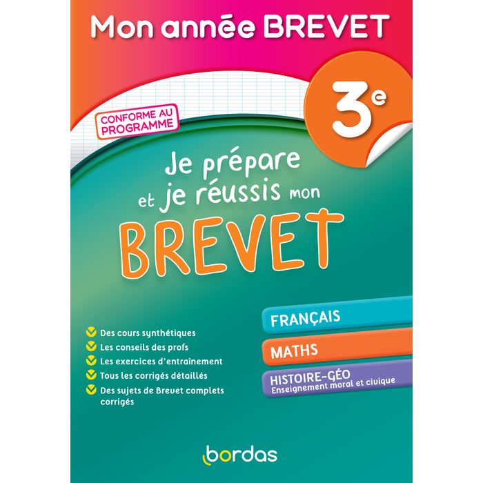 9782047359426-Mon année Brevet - Je prépare et réussis mon Brevet 3e--0