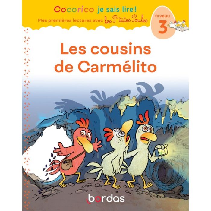 9782047359662-Cocorico Je sais lire ! 1ères lectures : les P'tites Poules - Les Cousins de Carmélito--0