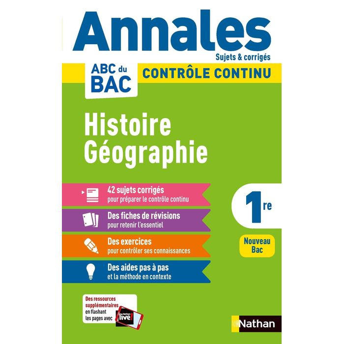 9782091575186-Annales ABC du BAC 2021 - Histoire-Géographie 1re - Corrigé--0