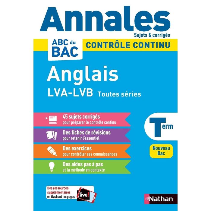 9782091575230-Annales Bac 2021 Anglais Terminale - Corrigé--0