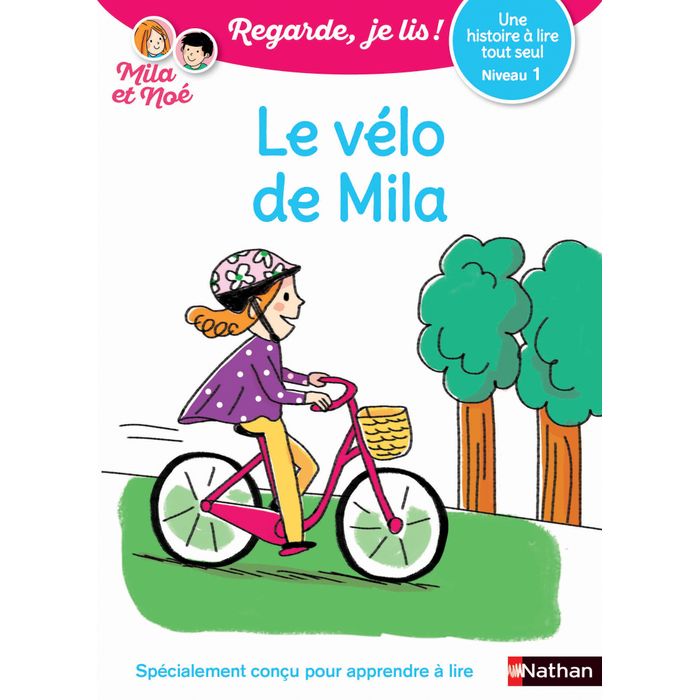 9782091932279-Le vélo de Mila - Niveau 1 regarde, je lis ! une histoire à lire tout seul--0