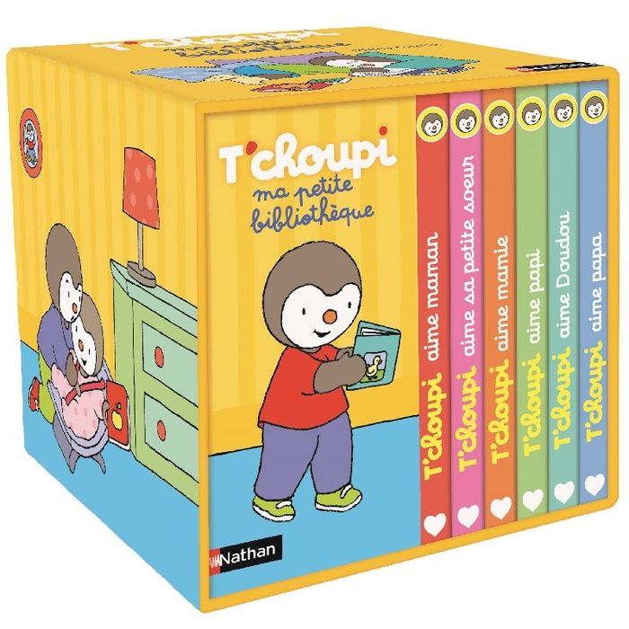 9782092577158-Ma Petite Bibliothèque T'Choupi (6 petits livres)--0