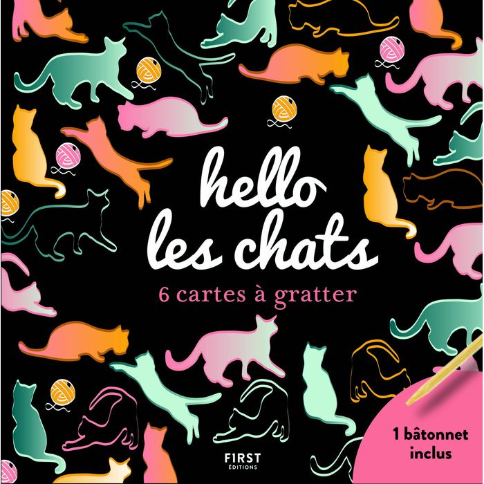 9782412049105-Hello les chats - 6 cartes à gratter--0