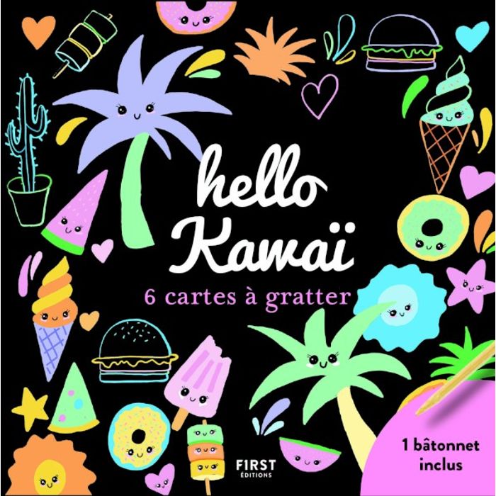 9782412051009-Hello kawaï - 6 cartes à gratter--0