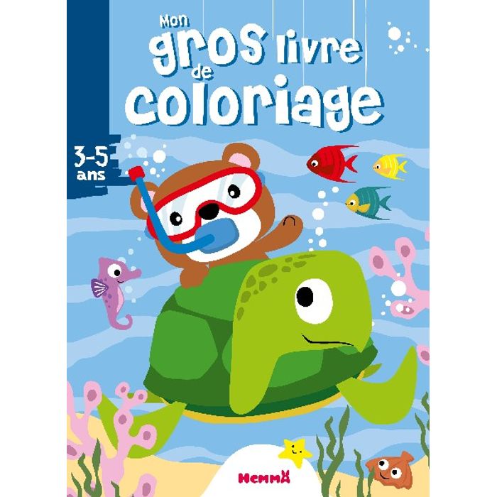 9782508053511-Mon gros livre de coloriage : Ourson-Tortue--0