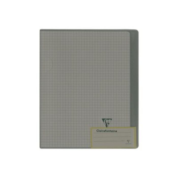 3037929516012-Clairefontaine Koverbook - Cahier polypro 17 x 22 cm - 96 pages - petits carreaux (5x5 mm) - disponible dans-Avant-2