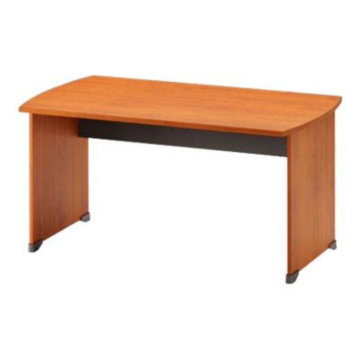 3483600739254-Bureau JAZZ+ - 140 cm - Pieds panneaux - Aulne-Angle droit-0