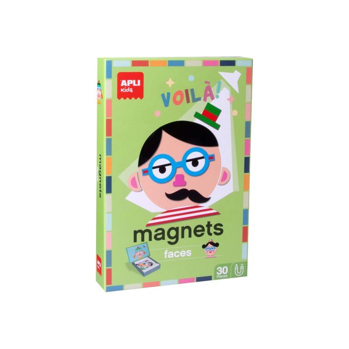 8410782145615-Apli Kids - Jeu magnétique Portraits-Angle gauche-0