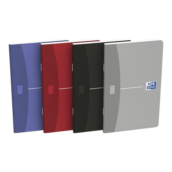 3020120026602-Oxford Office Essentials - Carnet 9 x 14 cm - 96 pages - petits carreaux (5x5 mm) - disponib-Angle gauche-4