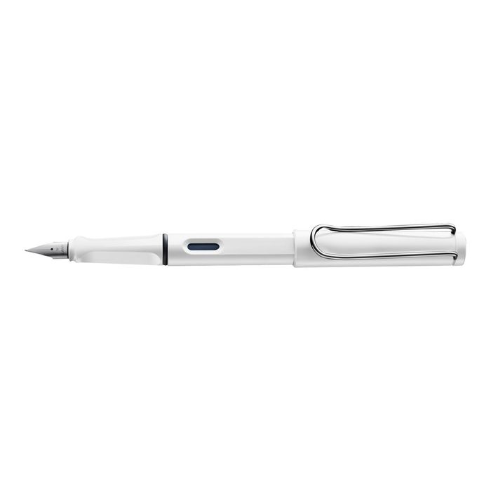 4014519196778-LAMY safari - Stylo plume plastique - blanc brillant-Angle gauche-0