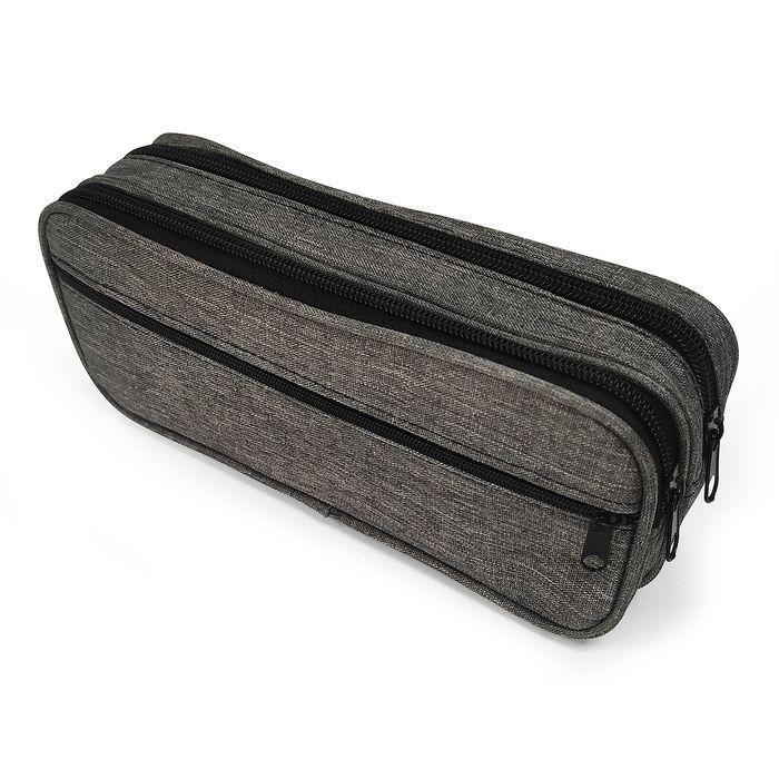 5413082230480-Trousse 2 compartiments - gris - Brepols--0