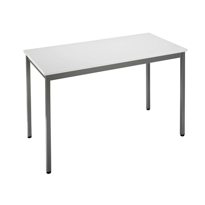 3700245503881-Table modulaire rectangulaire - L120 x H74 x P60 cm - gris clair--0