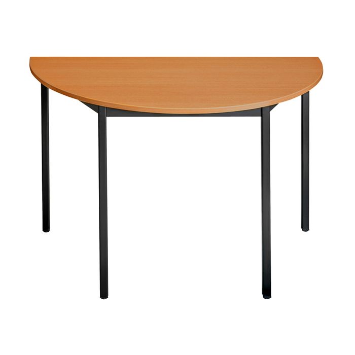 3700245503904-Table modulaire demi-ronde 120 cm - imitation merisier--0