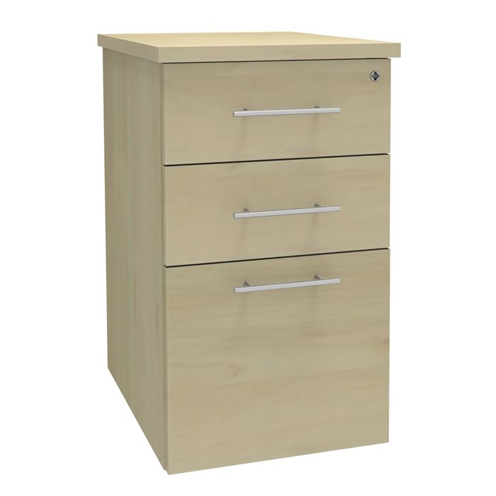 2012348121239-Caisson bout de bureau IDRA/DUAL - L43 x P60 cm - Imitation Erable--0