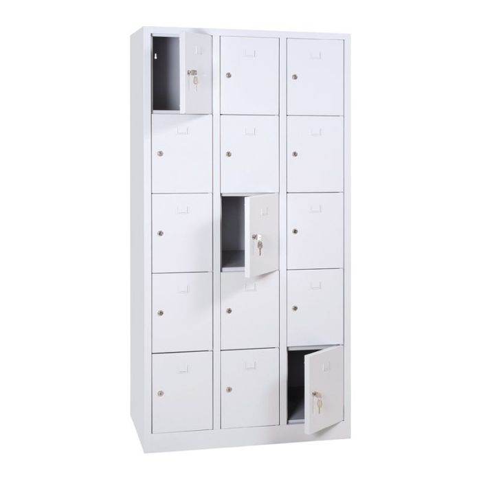 3700339894703-Vestiaire 3 colonnes soit 15 cases monobloc - H180 x L90 x P50 cm - blanc--1