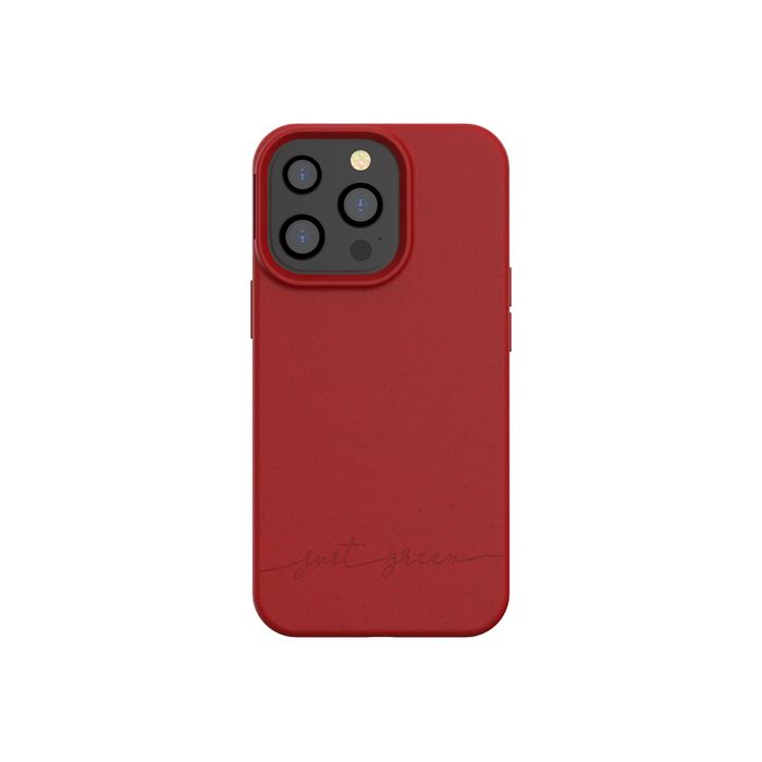 3571211464440-Just Green - coque de protection pour Iphone 13 Pro - rouge-Avant-1