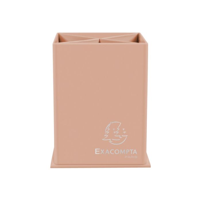 9002493099739-Exacompta Aquarel - Pot à crayons carré - disponible dans différentes couleurs pastels-Avant-3