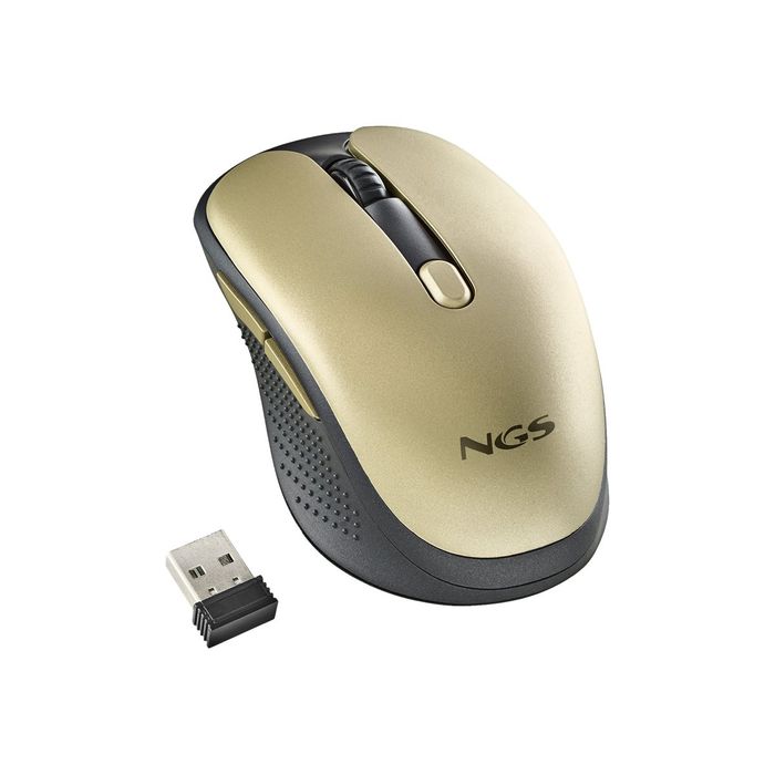 8435430621655-NGS Evo - souris sans fil - silencieuse - or-Arrière-4