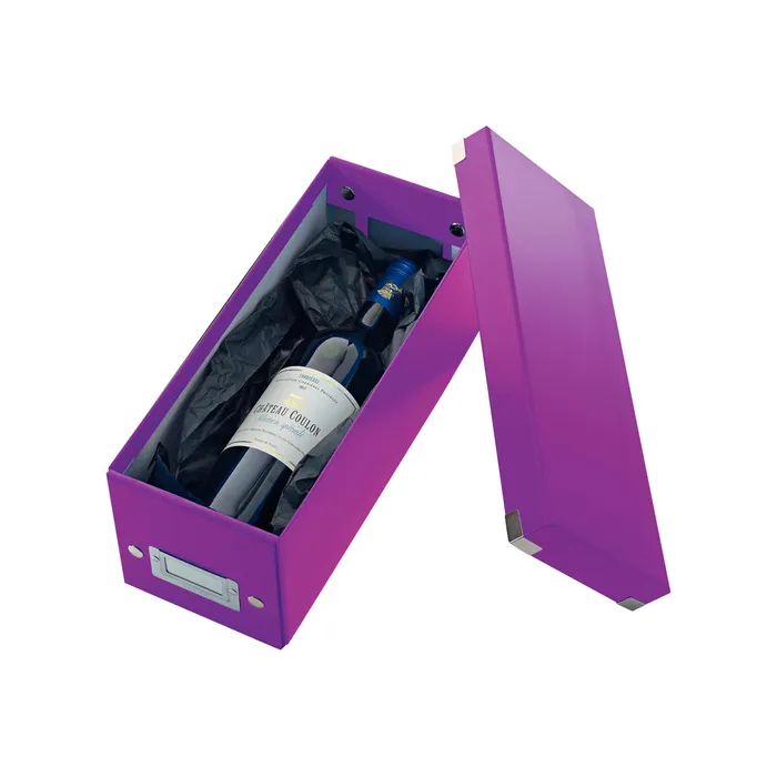4002432103706-Leitz Click & Store - Boîte de rangement pour CD - violet métallisé-Angle droit-2