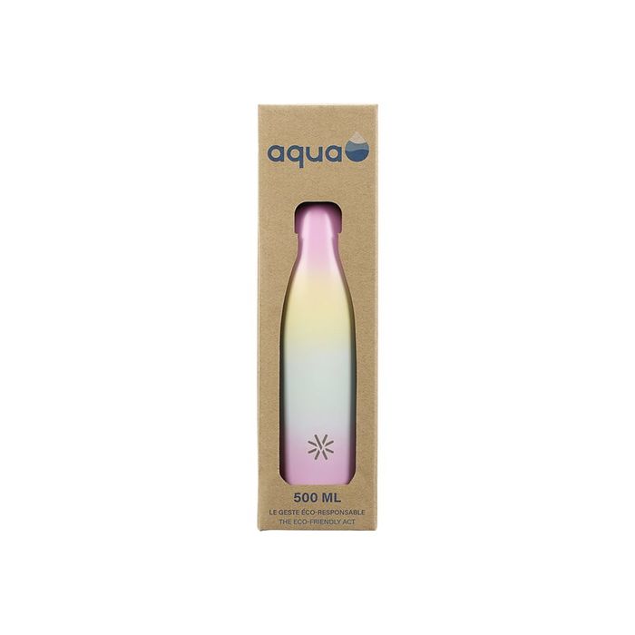 3135250122732-Aqua Fancy - Gourde Bouteille isotherme 500 ml - double paroi - disponible dans différentes coule-Avant-7