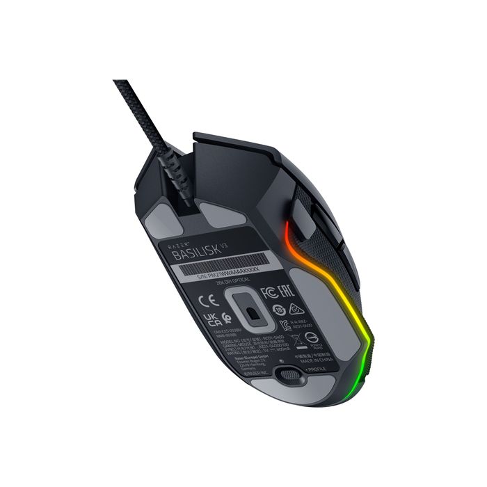 8886419333487-Razer Basilisk V3 - Souris filaire - noir-Bas-5