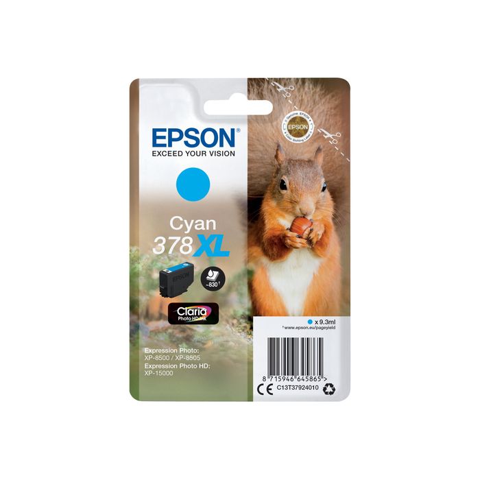 8715946645865-Epson 378XL Ecureuil - cyan - cartouche d'encre originale-Avant-0