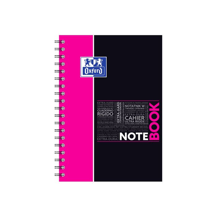 3020120121260-Oxford Etudiants - Cahier Notebook B5 (19 x 25 cm) - 160 pages - petits carreaux (5x5 mm) - double spirale - disponible dans-Avant-2