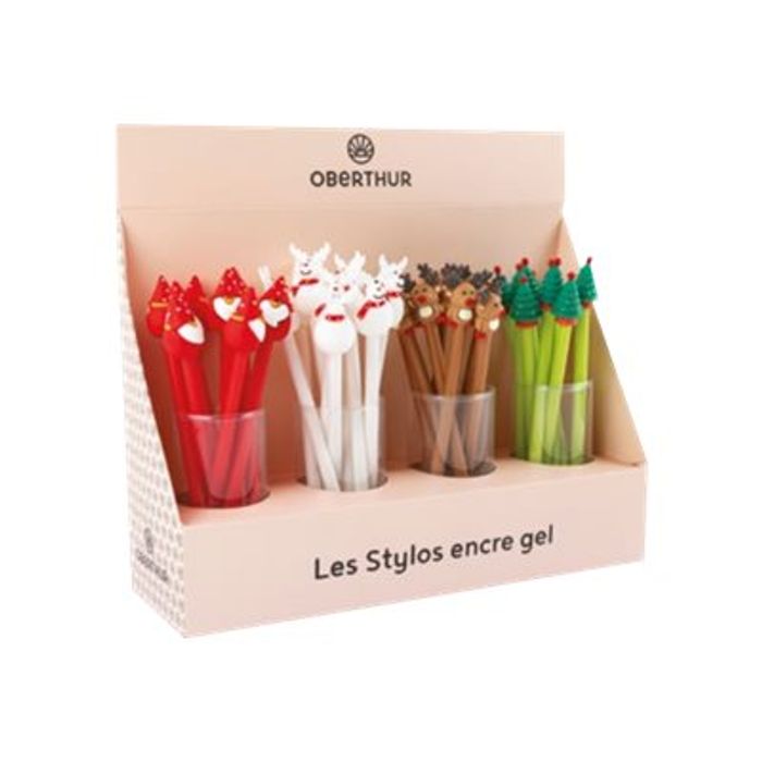 3108726757288-Oberthur Noël - Stylo gel -Angle gauche-4