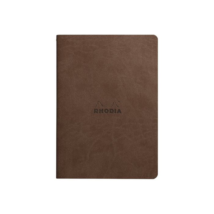 3037921164037-RHODIA Rhodiarama - Carnet de notes - A5 - 64 pages - ligné - chocolat-Avant-0