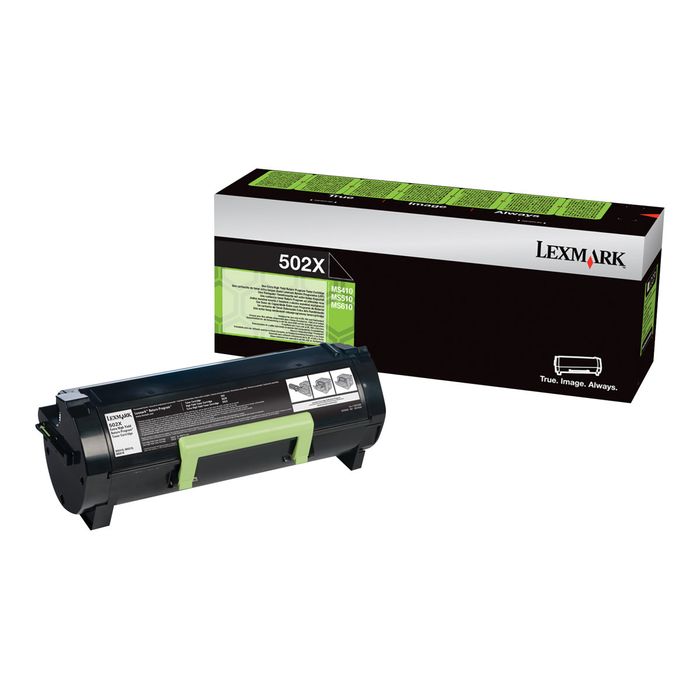 734646433228-Lexmark 502X - noir - cartouche laser d'origine-Avant-0