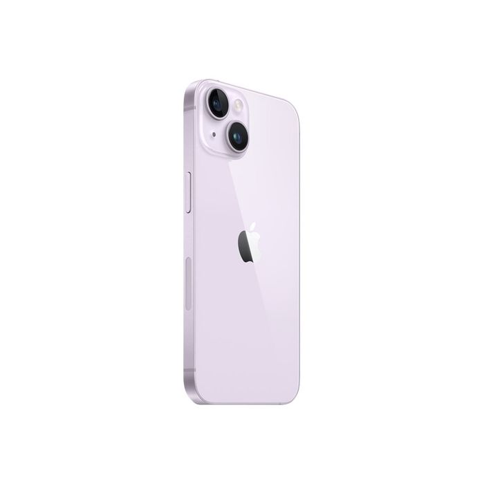 3662515035556-Apple iPhone 14 - Smartphone reconditionné grade A - 5G - 128 Go - mauve-Arrière-3