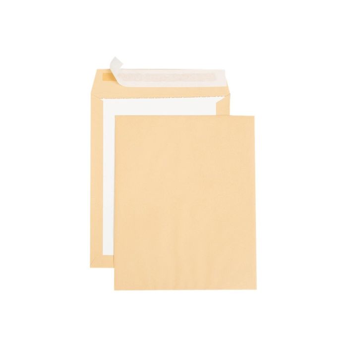 3250650044580-GPV Pack'n Post - 100 Pochettes kraft dos carton 260 x 330 mm - 120 gr - bande adhésive-Avant-1