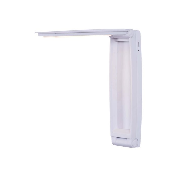 4002390069229-MaulZed - Lampe de bureau mobile LED - réglable - blanc-Angle droit-1