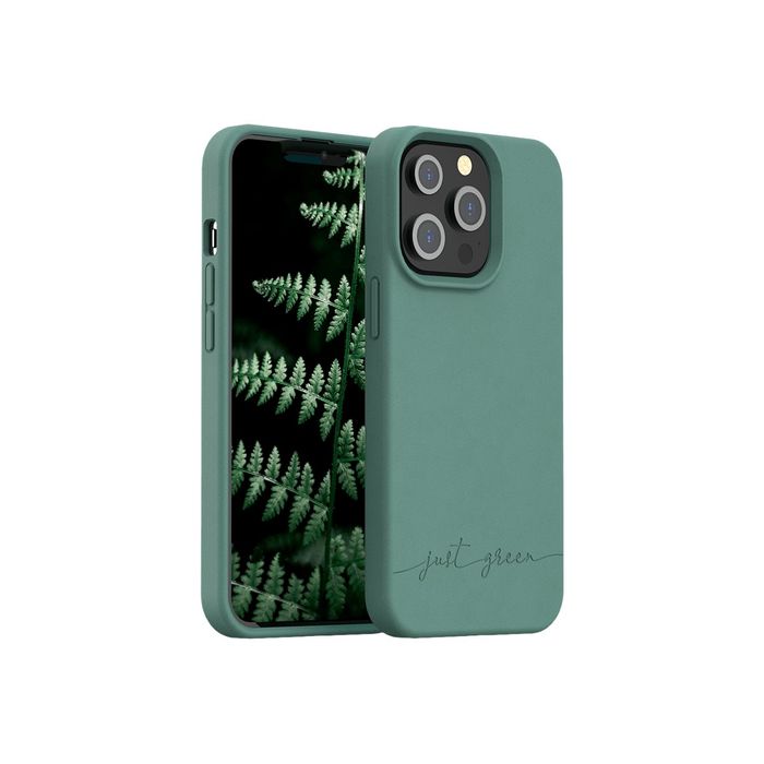 3571211464457-Just Green - coque de protection pour Iphone 13 Pro - vert-Multi-angle-0