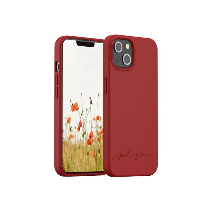 3571211463894-Just Green - coque de protection pour Iphone 13 - rouge-Multi-angle-0