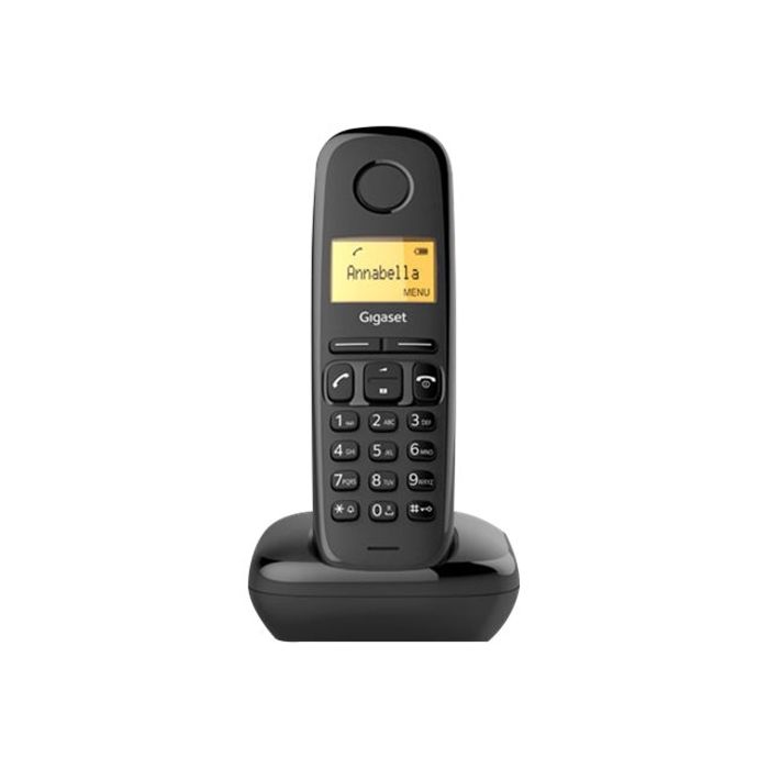 4250366853475-Gigaset - téléphone sans fil - avec répondeur + combiné supplémentaire - noir-Avant-3