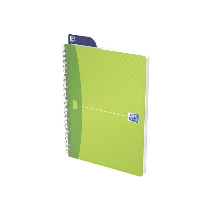 3020120029337-Oxford Office MyColours - Cahier polypro à spirale - A5 - 180 pages - petits carreaux (5x5 mm) - disponibl-Angle droit-4