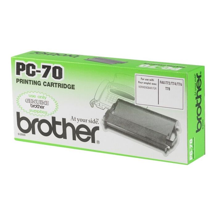 4977766058087-Brother PC70 - noir - ruban d'impression original-Angle droit-3