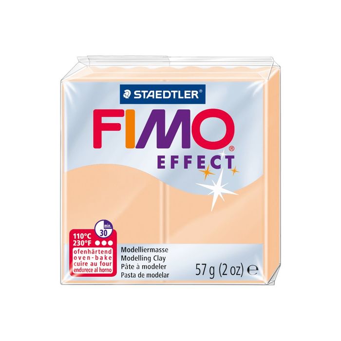 4006608005535-Pâte Fimo Effect - Pastel Peche - 57G-Angle droit-1