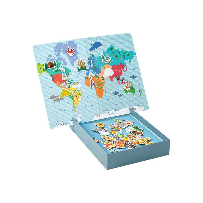 8410782164944-Apli Kids - Jeu magnétique Cartes du monde-Angle gauche-1