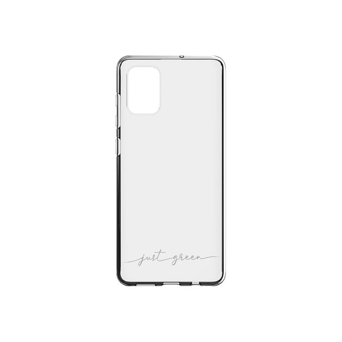 3571211434511-Just Green - Coque de protection pour Samsung A71 - transparent-Arrière-1