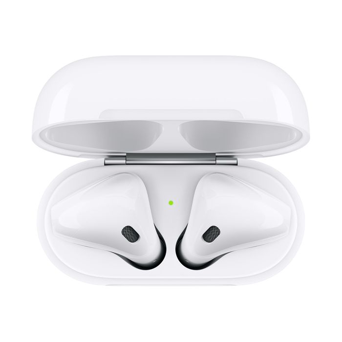 190199098503-APPLE Airpods 2 - Ecouteurs sans fil bluetooth avec boitier de charge pour iPhone/iPad/Mac-Haut-1