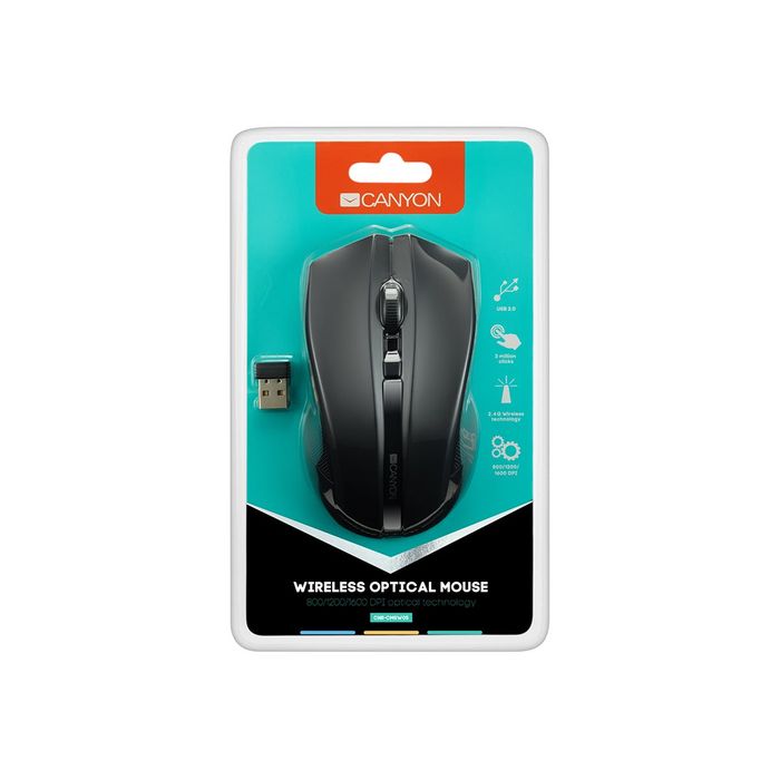 5291485003692-Canyon CNE-CMSW05B - souris sans fil - noir-Avant-3