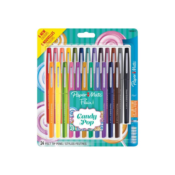 3501179856223-Paper Mate FLAIR Candy Pop - 32 feutres-Avant-0